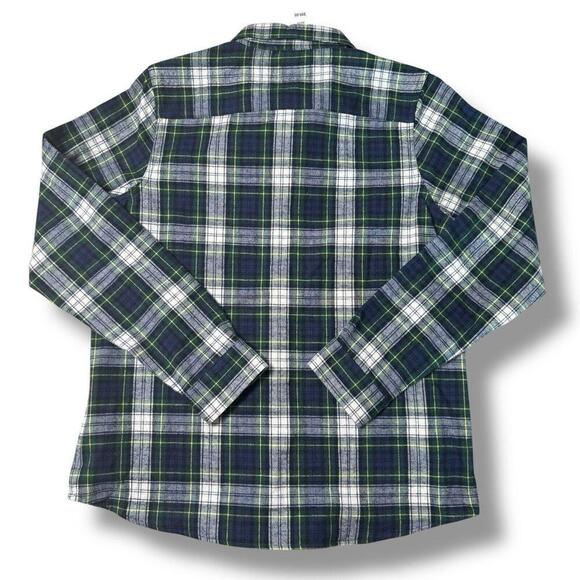 NWT L.L. Bean Scotch Plaid Shirt Women’s Reg S Relaxed Gordon Green Cotton $99 - Picture 9 of 10